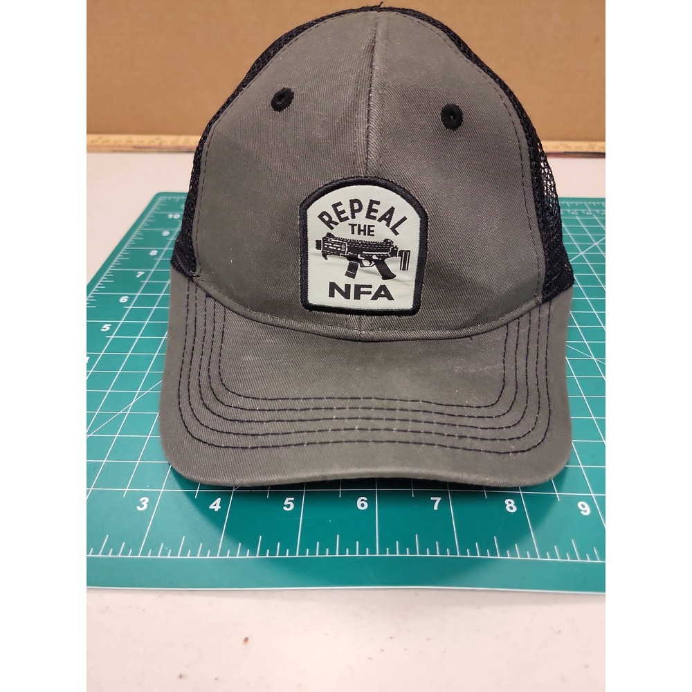 CZ-USA 20th Anniversary Repeal NFA Hat Cap Trucker Style Mesh Back Olive Black‎